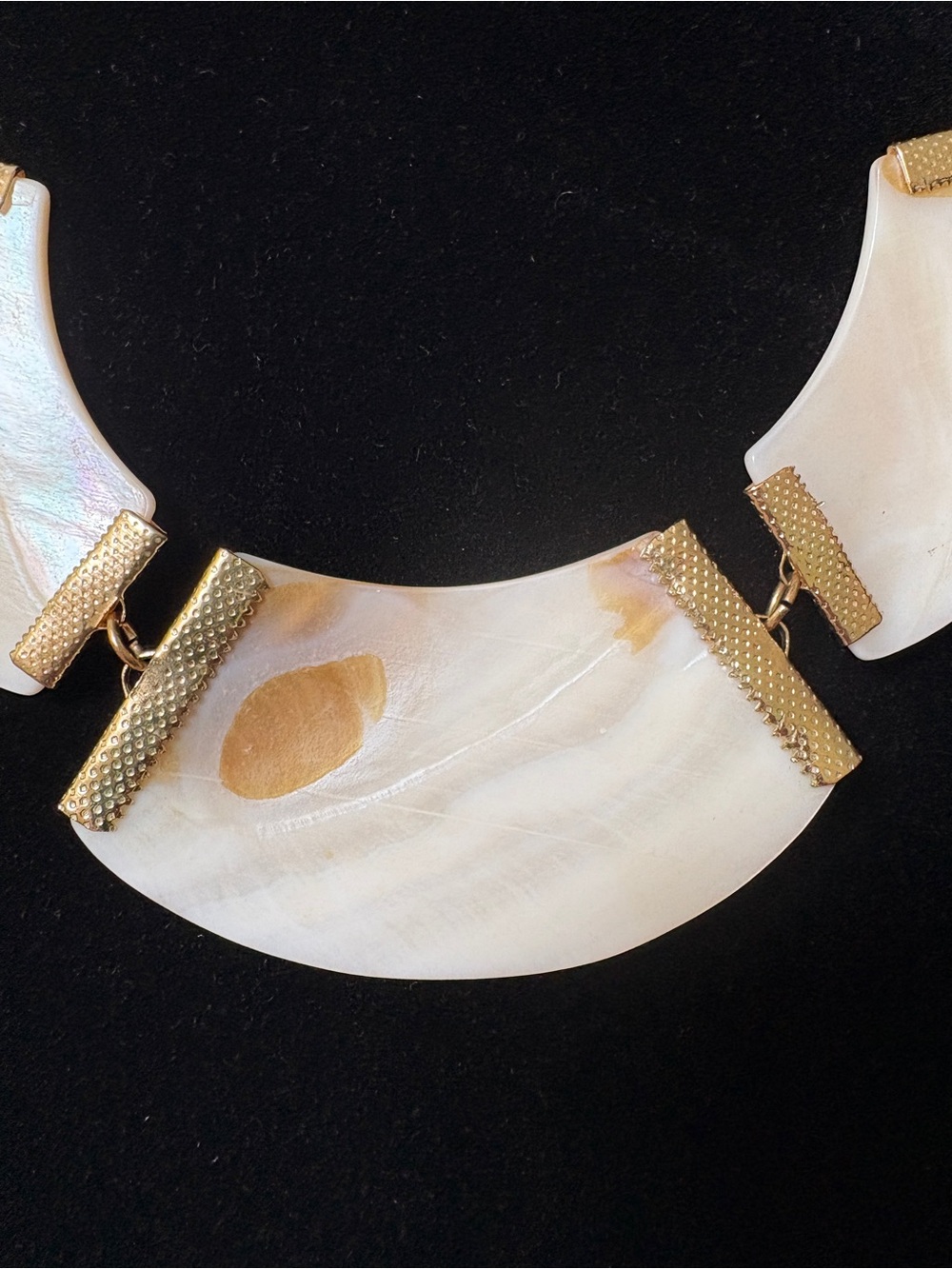 Mother-of-Pearl White Sea Shell Necklace - Picture 7 of 10